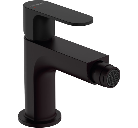 Смеситель Hansgrohe Rebris S для биде с д/у pop-up . Matt Black (72210670)