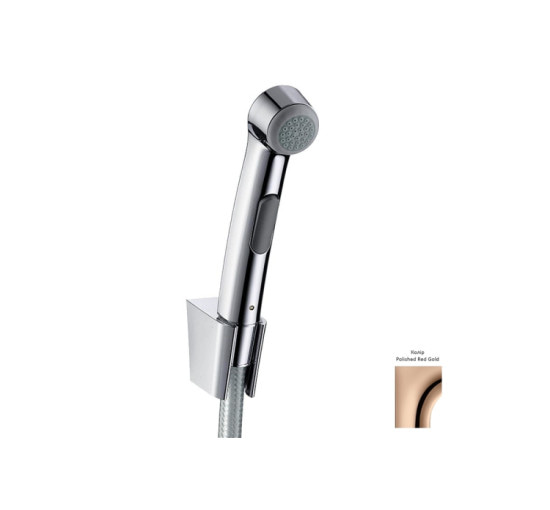 Гигиенический душ Hansgrohe со шлангом 1.2 м и держателем Polished Red Gold (32129300)