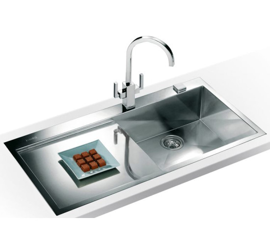 Кухонна мийка Franke Planar PPX 211 TL (127.0203.465) нержавіюча сталь - монтаж врізний або у рівень зі стільницею - полірована - крило зліва