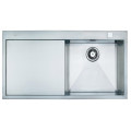 Кухонна мийка Franke Planar PPX 211 TL (127.0203.465) нержавіюча сталь - монтаж врізний або у рівень зі стільницею - полірована - крило зліва