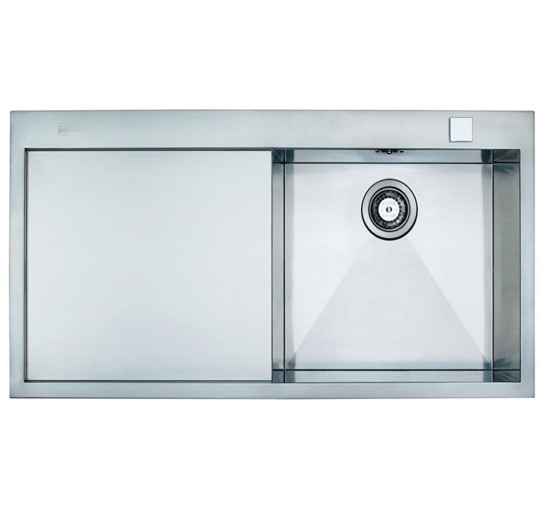 Кухонна мийка Franke Planar PPX 211 TL (127.0203.465) нержавіюча сталь - монтаж врізний або у рівень зі стільницею - полірована - крило зліва