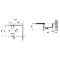 Кухонная мойка Franke BASIS BFG 611-62 белый 620x500 (114.0272.599)