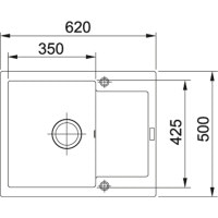 Кухонная мойка Franke MARIS MRG 611-62 сахара 620x500 (114.0381.007)