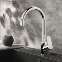 Змішувач для кухні, хром AM.PM F80E07100 Like