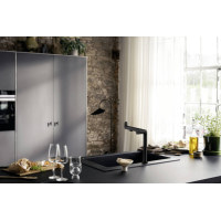 Смеситель Hansgrohe Aqittura M91 FilterSystem 240 1jet кухонный сет из Harmony (76802000) Chrome