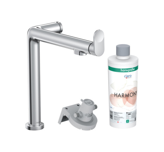 Смеситель Hansgrohe Aqittura M91 FilterSystem 240 1jet кухонный сет из Harmony (76802000) Chrome