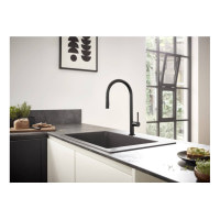 Змішувач Hansgrohe Talis 210 2jet кухонний з витяжним виливом Sbox (72801800) Stainless Steel