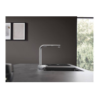 Змішувач Hansgrohe Aquno Select М81 250 2jet кухонний з витяжним виливом Sbox (73830000)