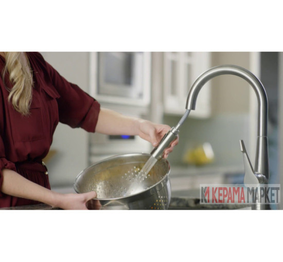 Змішувач Hansgrohe Talis S 160 для кухні з витяжним душем (72815000)