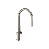 Смеситель Hansgrohe Talis 210 2jet кухонный с вытяжным изливом Sbox (72801800) Stainless Steel