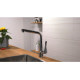 Змішувач Hansgrohe Metris M71 320 1jet кухонний з витяжним виливом Chrome (14821000)
