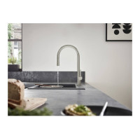 Змішувач Hansgrohe Talis 210 2jet кухонний з витяжним виливом Sbox (72801800) Stainless Steel