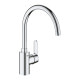 Смеситель для кухни однорычажный GROHE Get хром латунь 31494001