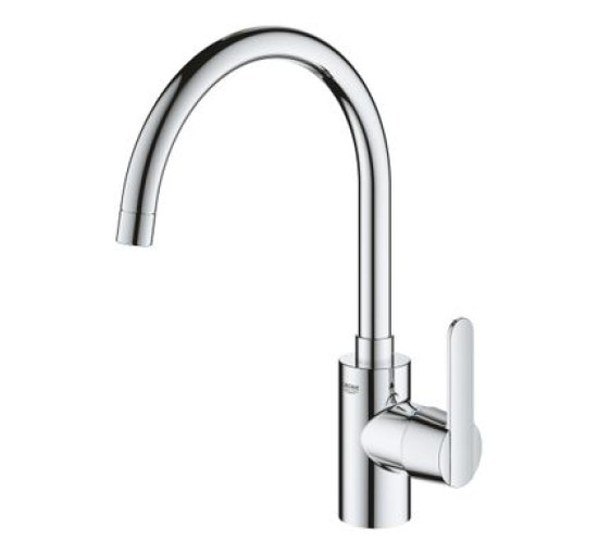 Смеситель для кухни однорычажный GROHE Get хром латунь 31494001