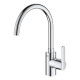 Смеситель для кухни однорычажный GROHE Get хром латунь 31494001