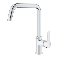 Смеситель для кухни однорычажный GROHE Via хром латунь 30568000