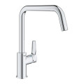 Смеситель для кухни однорычажный GROHE Via хром латунь 30568000