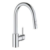 Кран кухонний із висувним шлангом GROHE Concetto хром латунь 31483002