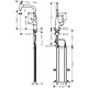 Змішувач hansgrohe Talis Select M51 для кухонної мийки, хром 73853000