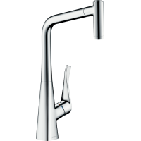 Смеситель hansgrohe Metris для кухонной мойки 14820000 хром