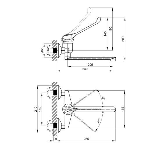 Змішувач для кухні Lidz (CRM) Watt 83 009