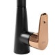 Смеситель для кухни REA MILD BLACK ROSE GOLD черный розовое золото