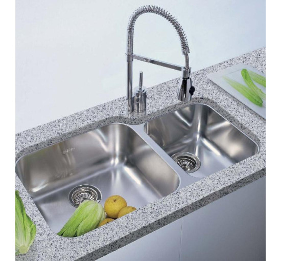 Кухонна мийка Franke Zodiaco ZOX 120 (122.0021.451) нержавіюча сталь - монтаж під стільницю - полірована