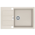 Кухонна мийка Franke Sirius SID 611-78 XL (114.0497.955) з тектонайта - врізна - оборотна - колір Маскарпоне (2 отвори)