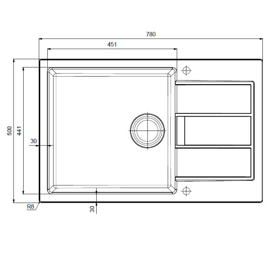 Кухонная мойка Franke Sirius SID 611-78 XL (114.0497.955) из тектонайта - врезная - оборотная - цвет Маскарпоне (2 отверстия)