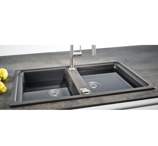 Кухонна мийка Franke BASIS BFG 620 онікс 860x500 (114.0363.940)