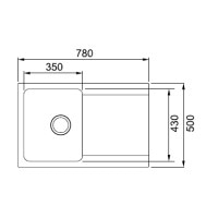 Кухонная мойка Franke ORION OID 611-78 сахара 780x500 (114.0498.032)