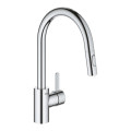 Смеситель для кухни с выдвижным изливом Grohe Eurosmart Cosmopolitan 31481001