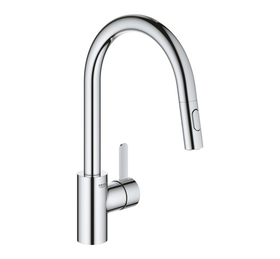 Смеситель для кухни с выдвижным изливом Grohe Eurosmart Cosmopolitan 31481001