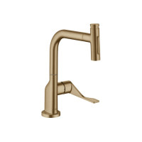 Змішувач Axor Citterio Select 230 2jet для кухні з витяжним виливом Sbox (39862140) Brushed Bronze