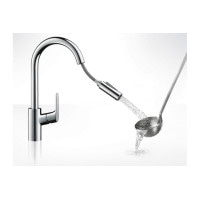 Смеситель Hansgrohe Focus 240 2jet для кухни с выдвижным изливом (31815000)