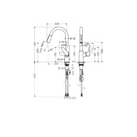 Смеситель Hansgrohe Focus 240 2jet для кухни с выдвижным изливом (31815000)