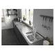 Змішувач Hansgrohe M42-H220 для кухні 2Jet з висувним виливом Sbox Chrome (71820000)