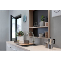 Змішувач Hansgrohe M421-H220 для кухні (71802800) Stainless Steel Finish