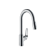 Змішувач Hansgrohe M42-H220 для кухні 2Jet з висувним виливом Sbox Chrome (71820000)
