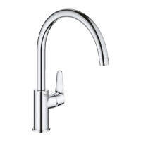 Змішувач для кухні одноважільний GROHE BauCurve хром латунь 31231001