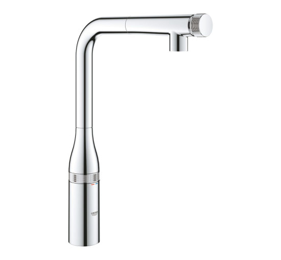 Смеситель для кухни с выдвижной воронкой GROHE Accent SmartControl хром латунь 30444000
