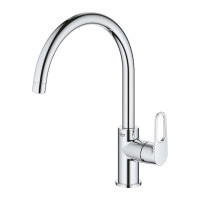 Смеситель для кухни однорычажный GROHE BauFlow хром латунь 31230001