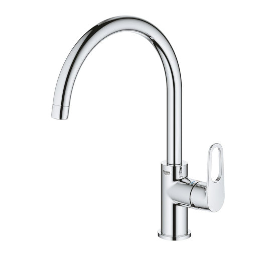 Змішувач для кухні одноважільний GROHE BauFlow хром латунь 31230001