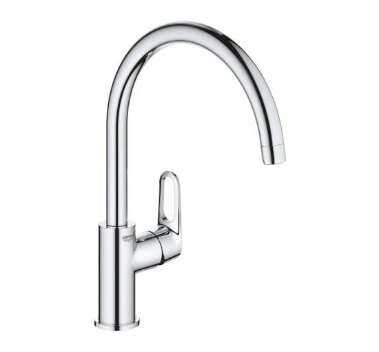 Змішувач для кухні одноважільний GROHE BauFlow хром латунь 31230001