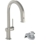 Змішувач hansgrohe Aqittura M91 FilterSystem 210 для кухонної мийки, під сталь 76826800