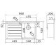 Кухонная мойка Franke Neptune Plus NPX 611 (101.0068.360) нержавеющая сталь - врезная - полированная