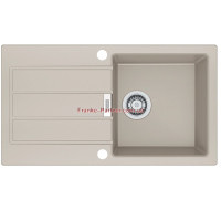 Кухонная мойка Franke Sirius SID 611-78 Slim (114.0497.957) из тектонайта - врезная - оборотная - цвет Сахара (2 отверстия)