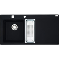 Кухонная мойка Franke Mythos MTG 651, крыло справа (114.0594.808) гранитная - врезная - цвет Оникс