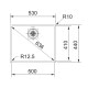 Кухонная мойка Franke Centinox CMX 110-50 (122.0301.436) нержавеющая сталь - монтаж под столешницу - полированная