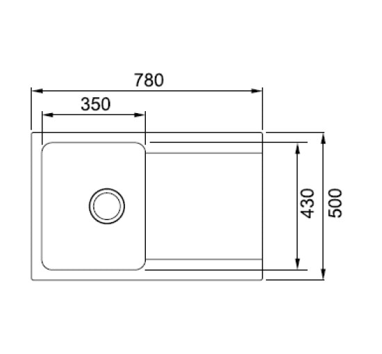 Кухонна мийка Franke ORION OID 611-78 чорний 780x500 (114.0498.031)